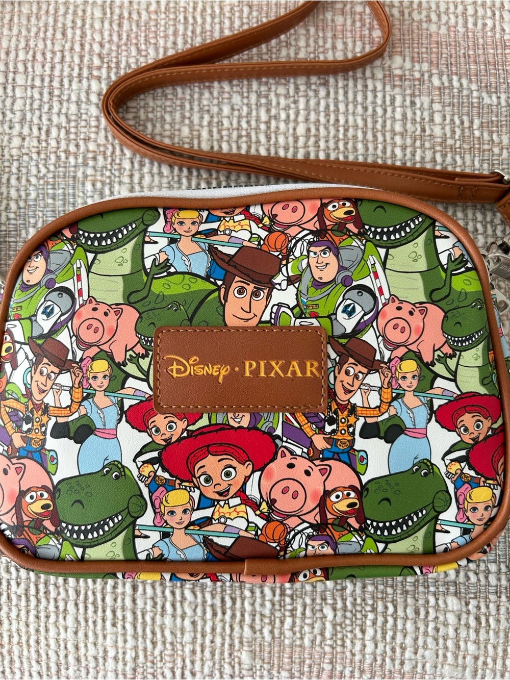 New Disney Pixar Toy Story Characters Stacked Crossbody Bag Sold Out -Box Lunch - Picture 2 of 8